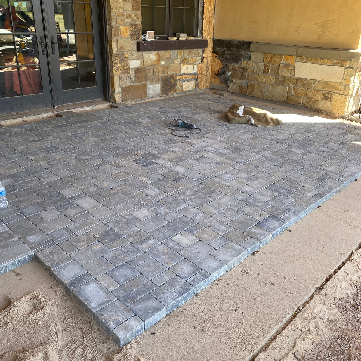 Custom tile installation process