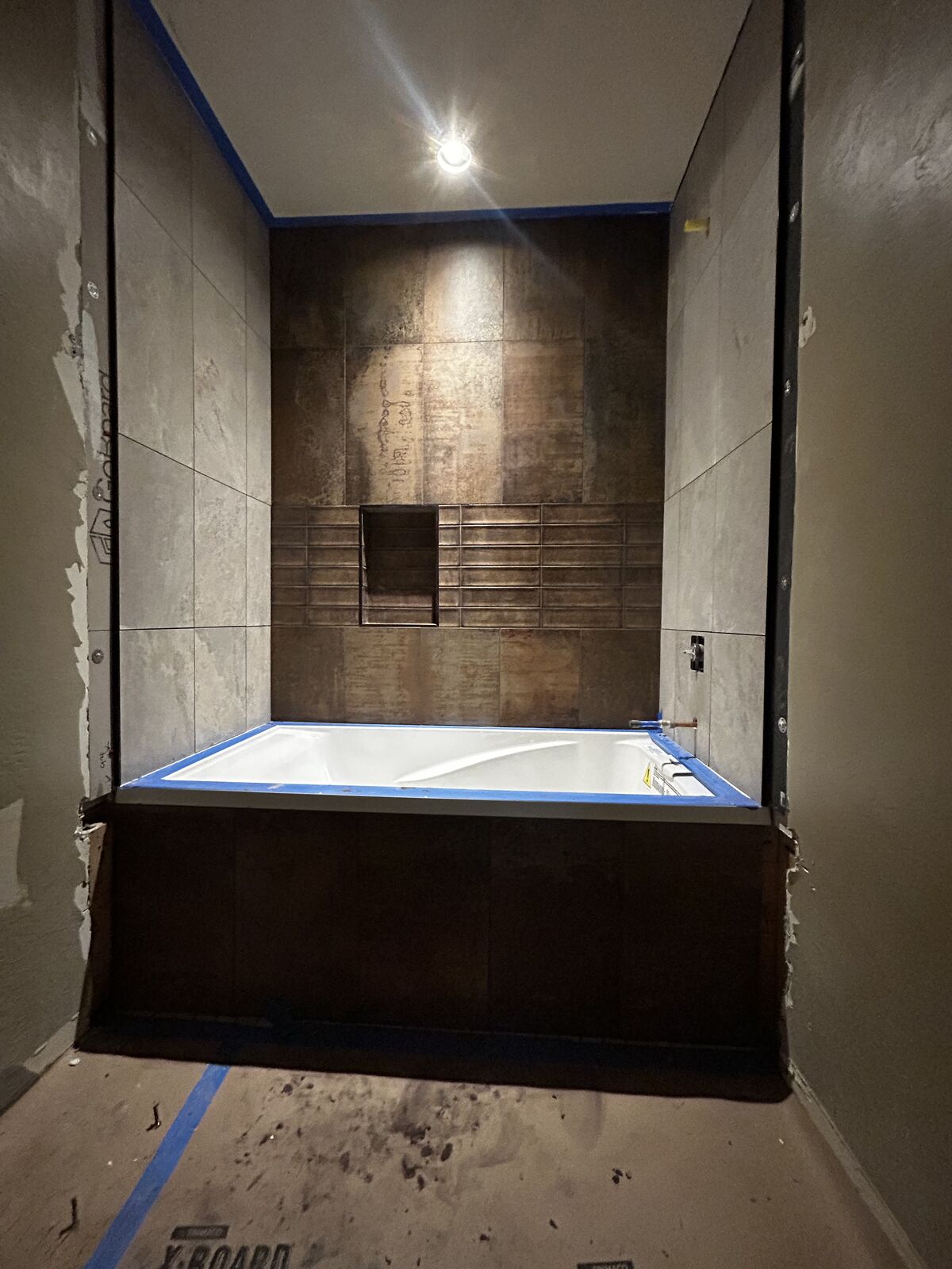 Custom shower and bath tile