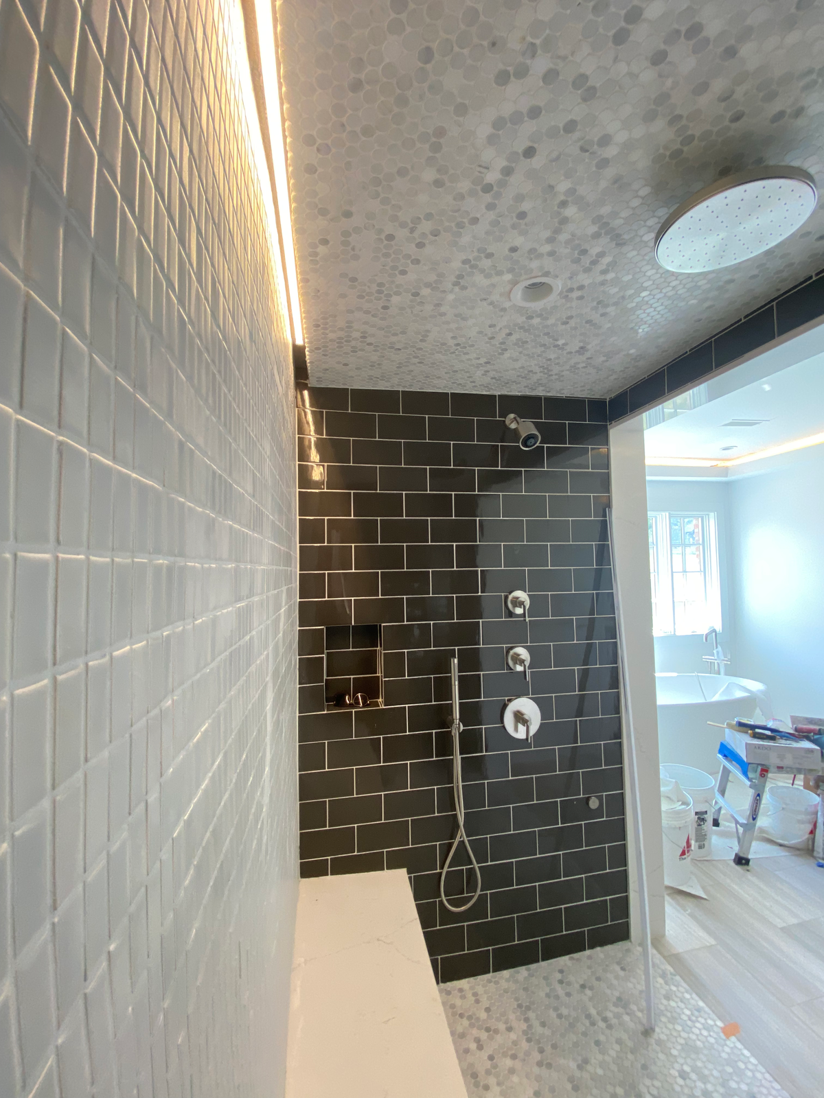 Custom shower and bath tile