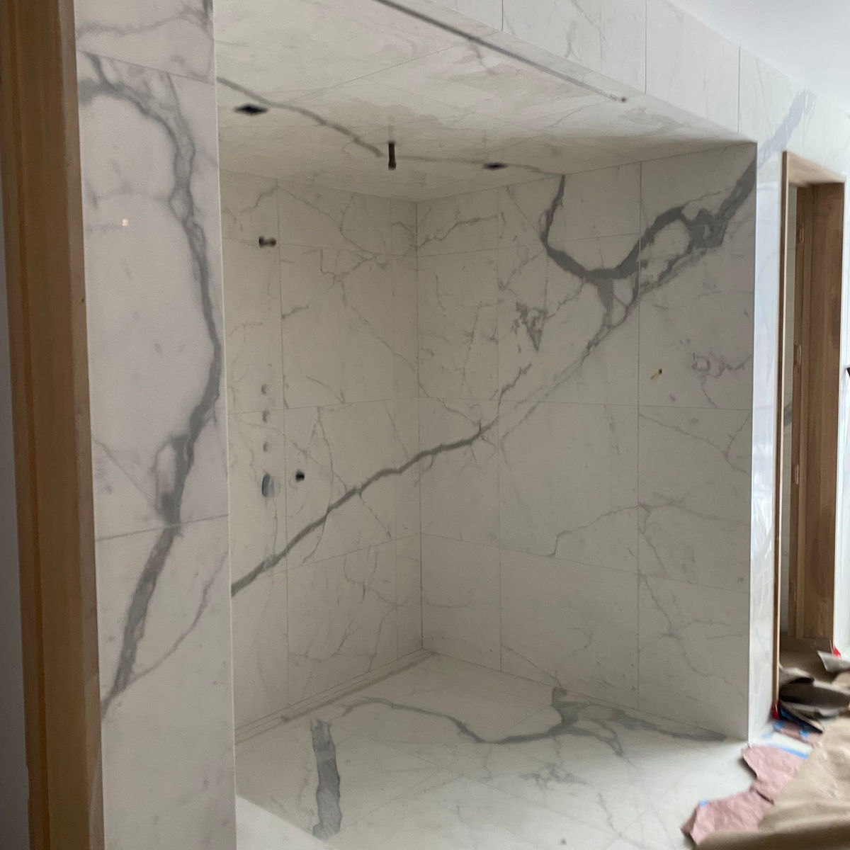 Finished stone and tile detail