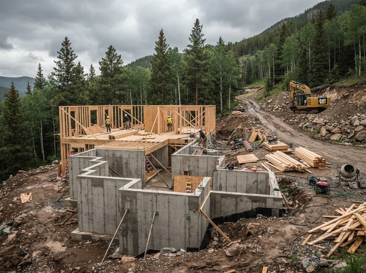 Foundation Set & First-Floor Framing