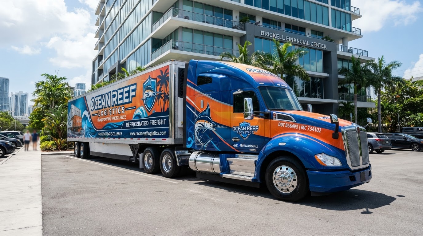 Commercial vehicle wrap project completed by Specialized Wrapping Design in Kendall FL
