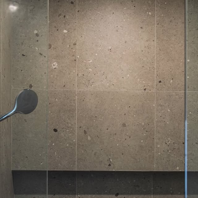 Custom Spa Bathroom with Tiled Bench