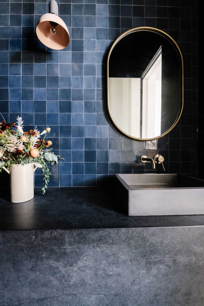 The Rock Solid Tile & Stone team on a project
