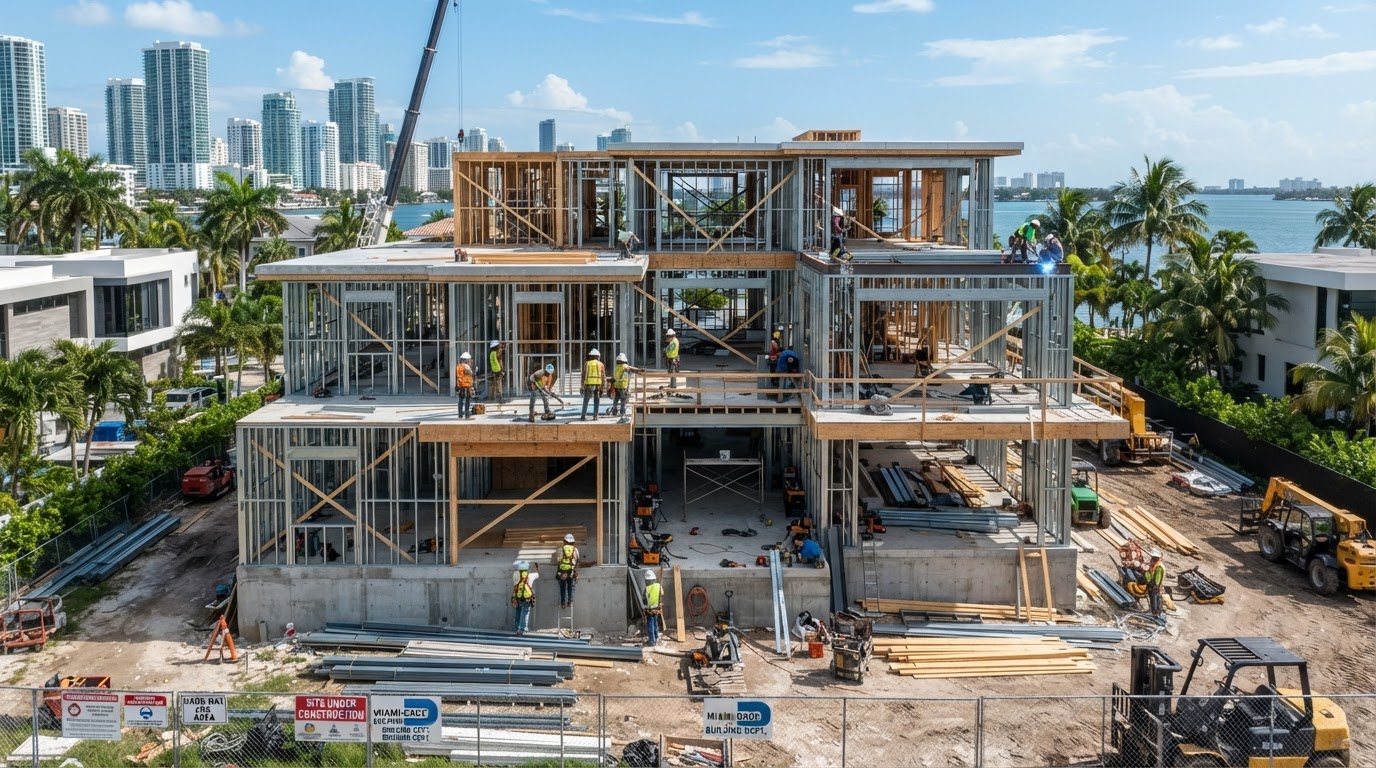 Framing in Miami by Joel Home Remodeling