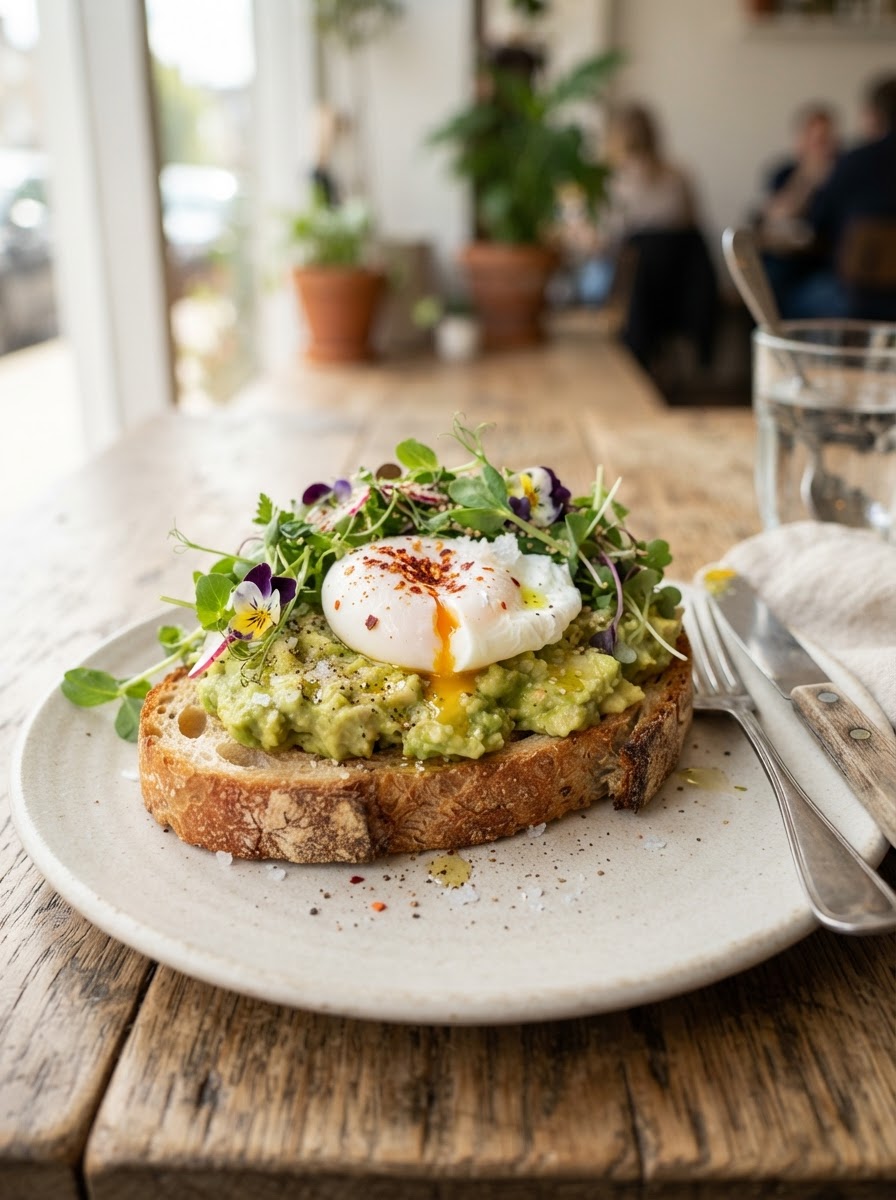 Avocado Toast & Poached Egg