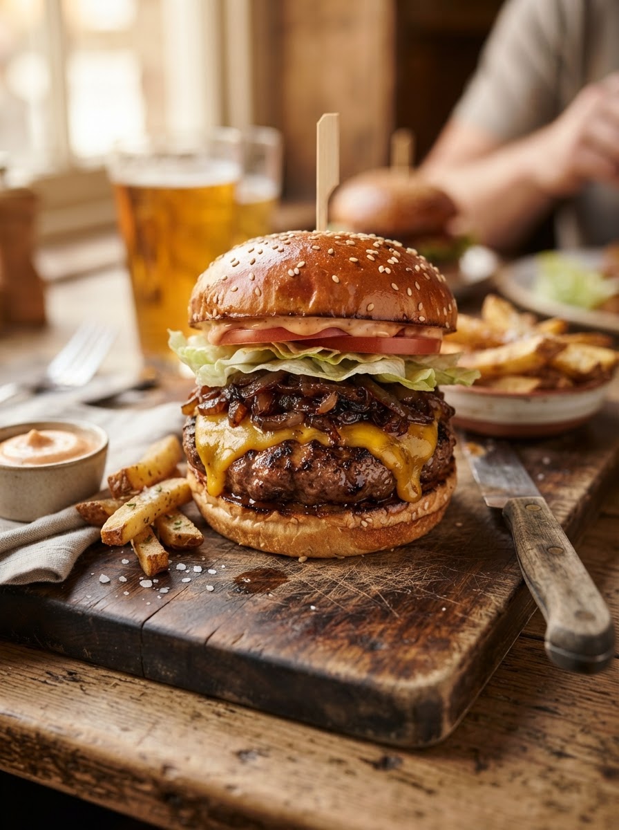 Smashed Cheeseburger