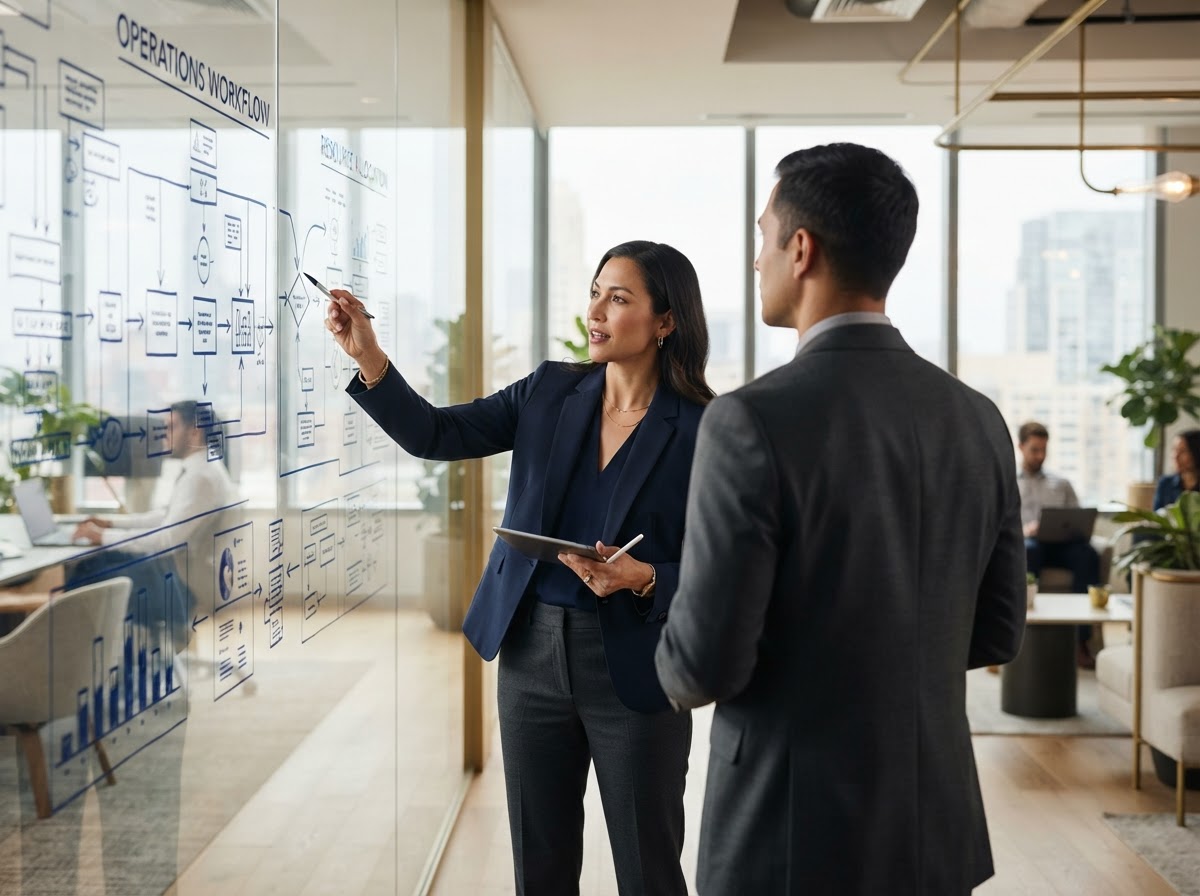 Workspace layout planning and facilities consulting