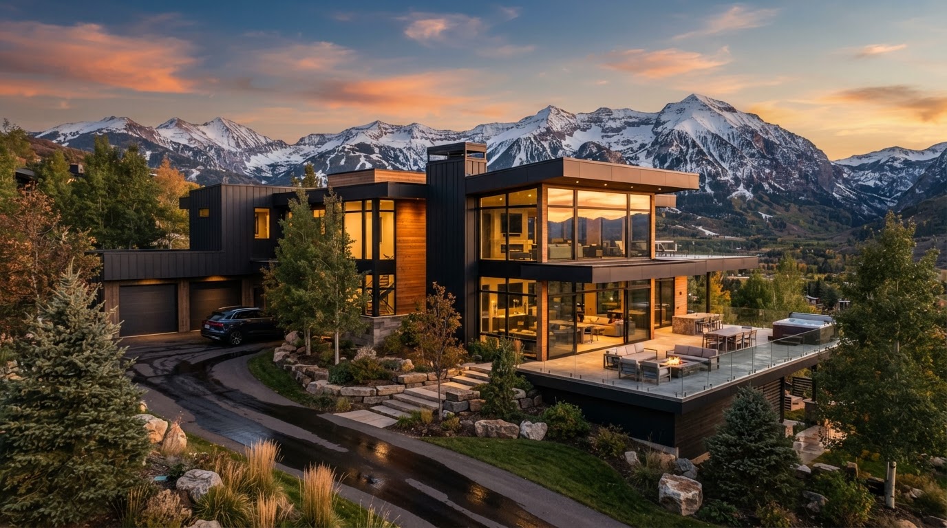 Luxury mountain home in Aspen, Colorado