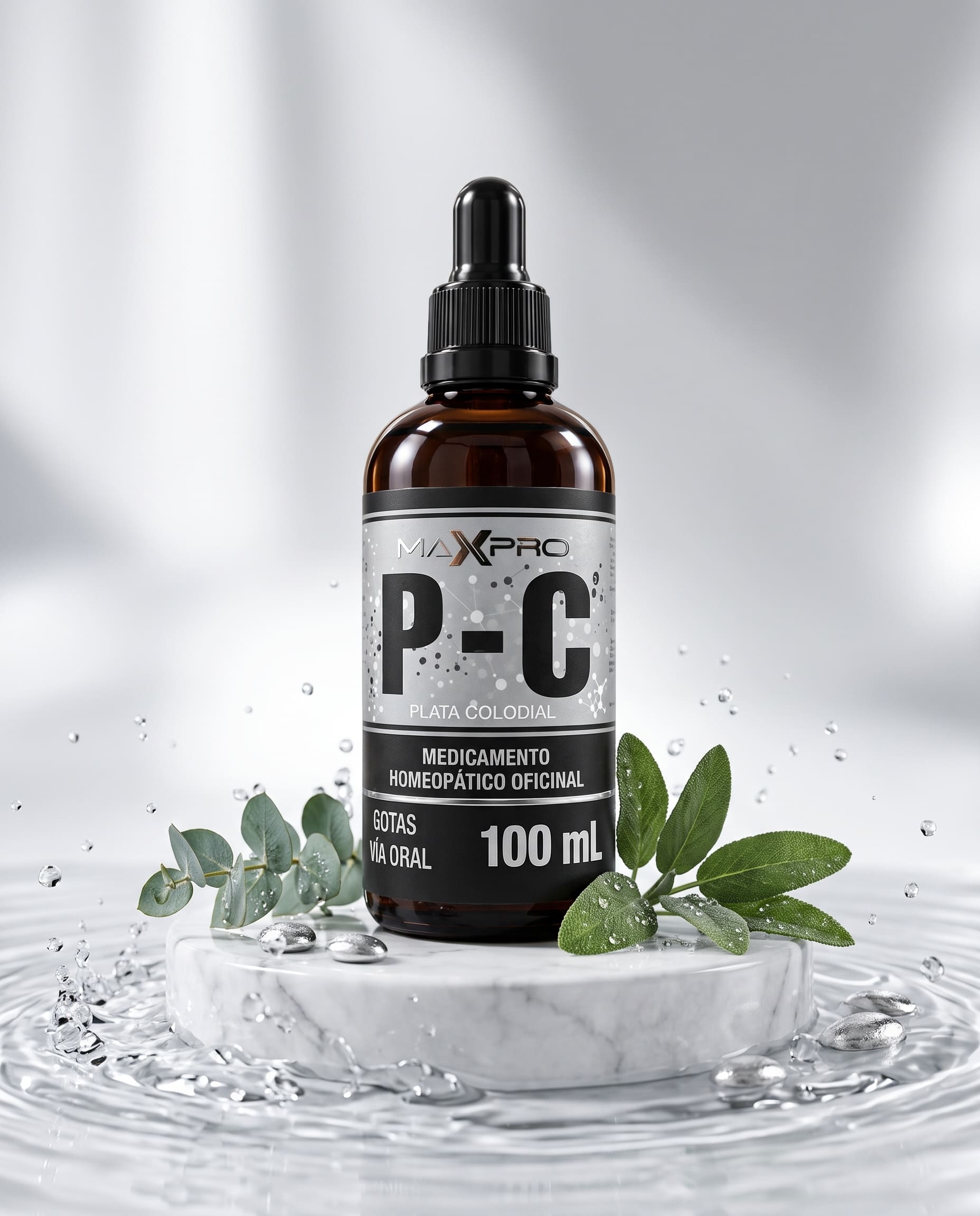 Plata Coloidal MAXPRO P-C Gotas Vía Oral y Tópica 100 ml NEXALIFE