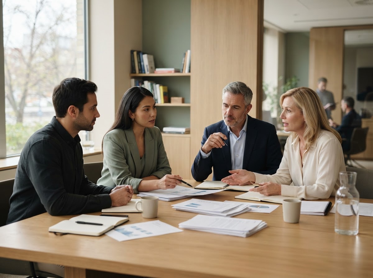 Executive business consulting advisors in strategic consultation