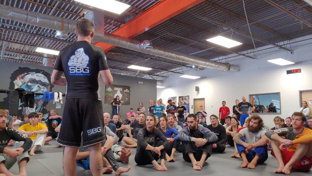 Straight Blast Gym SBG Atlanta Buford Martial Arts Training Session