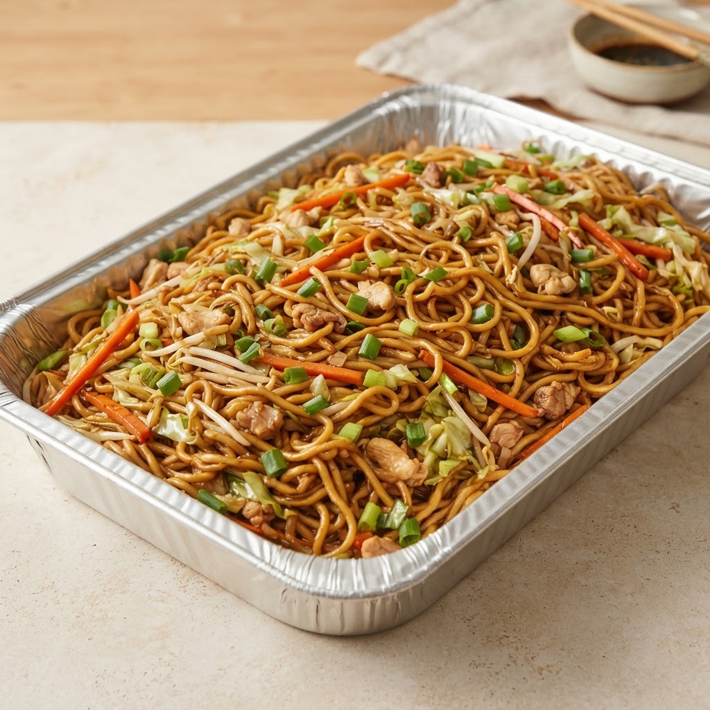 Trays of Lo Mein Classic