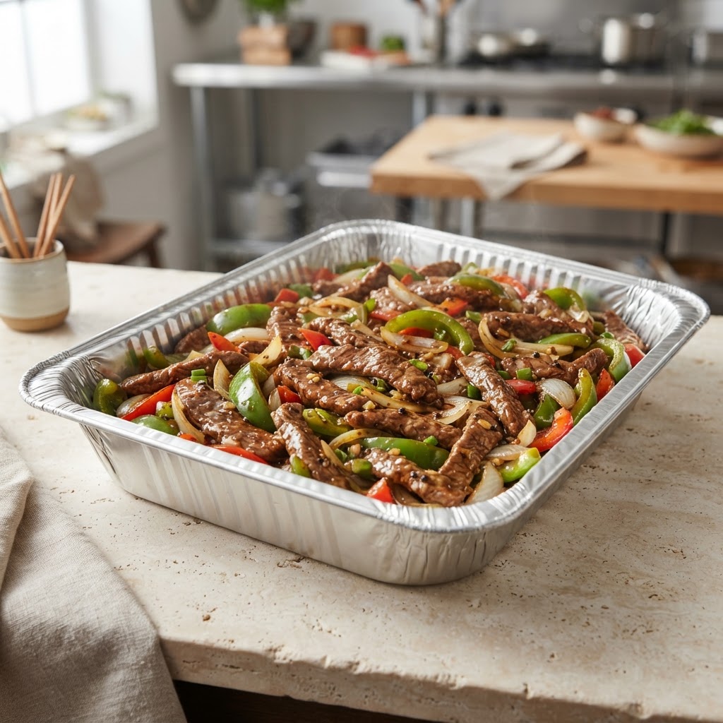 Trays Pepper Steak
