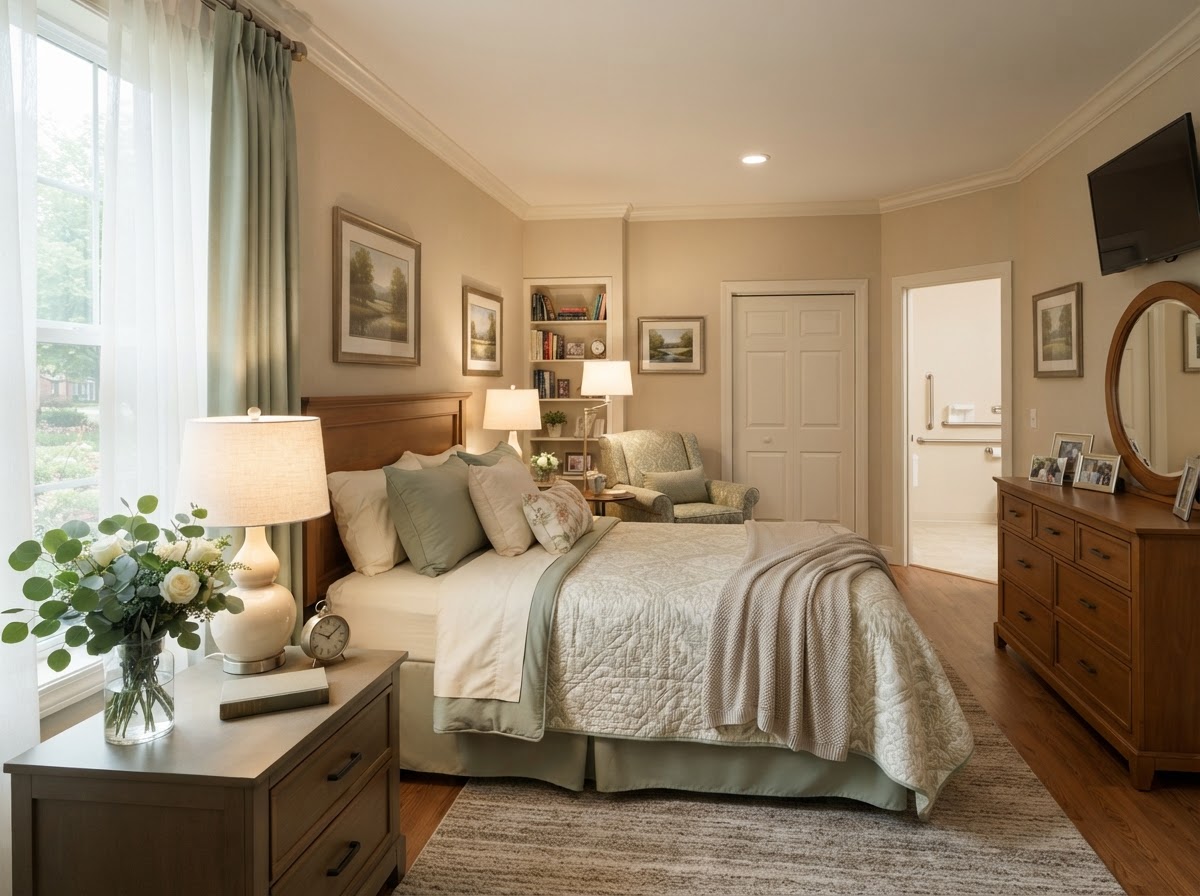 A comfortable private bedroom — Private Rooms
