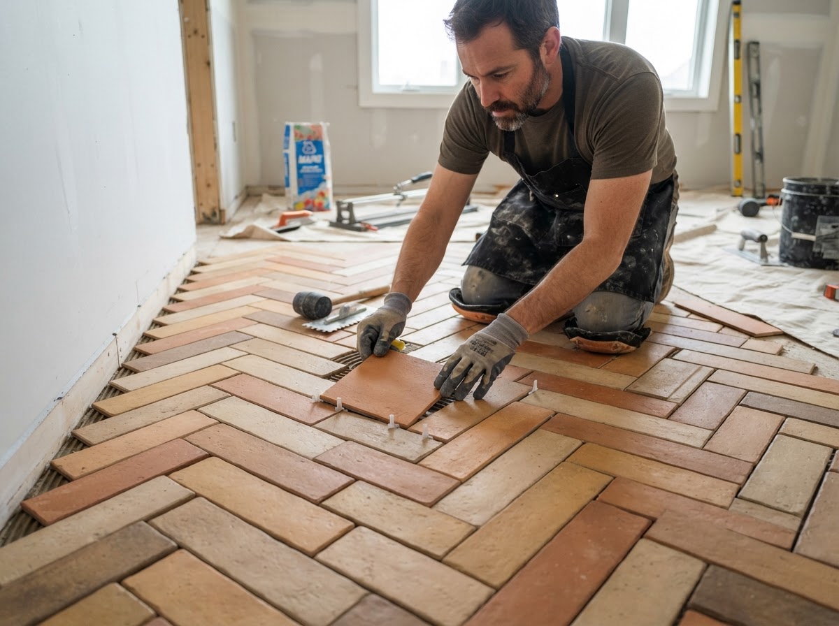 Tile Installation Process