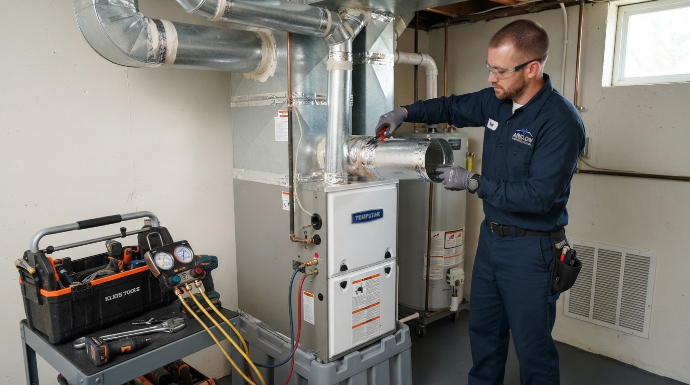 A Team Home Service furnace repair & service in Utah