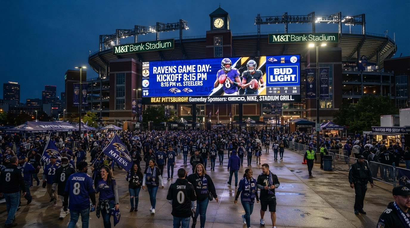 Stadium Game Day Billboard Display