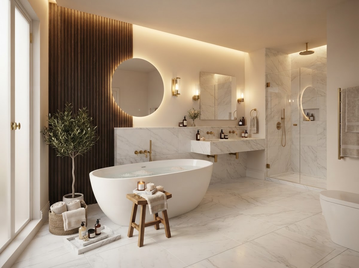 Master bathroom suite — Bathroom project by Wood Group in Tampa, FL