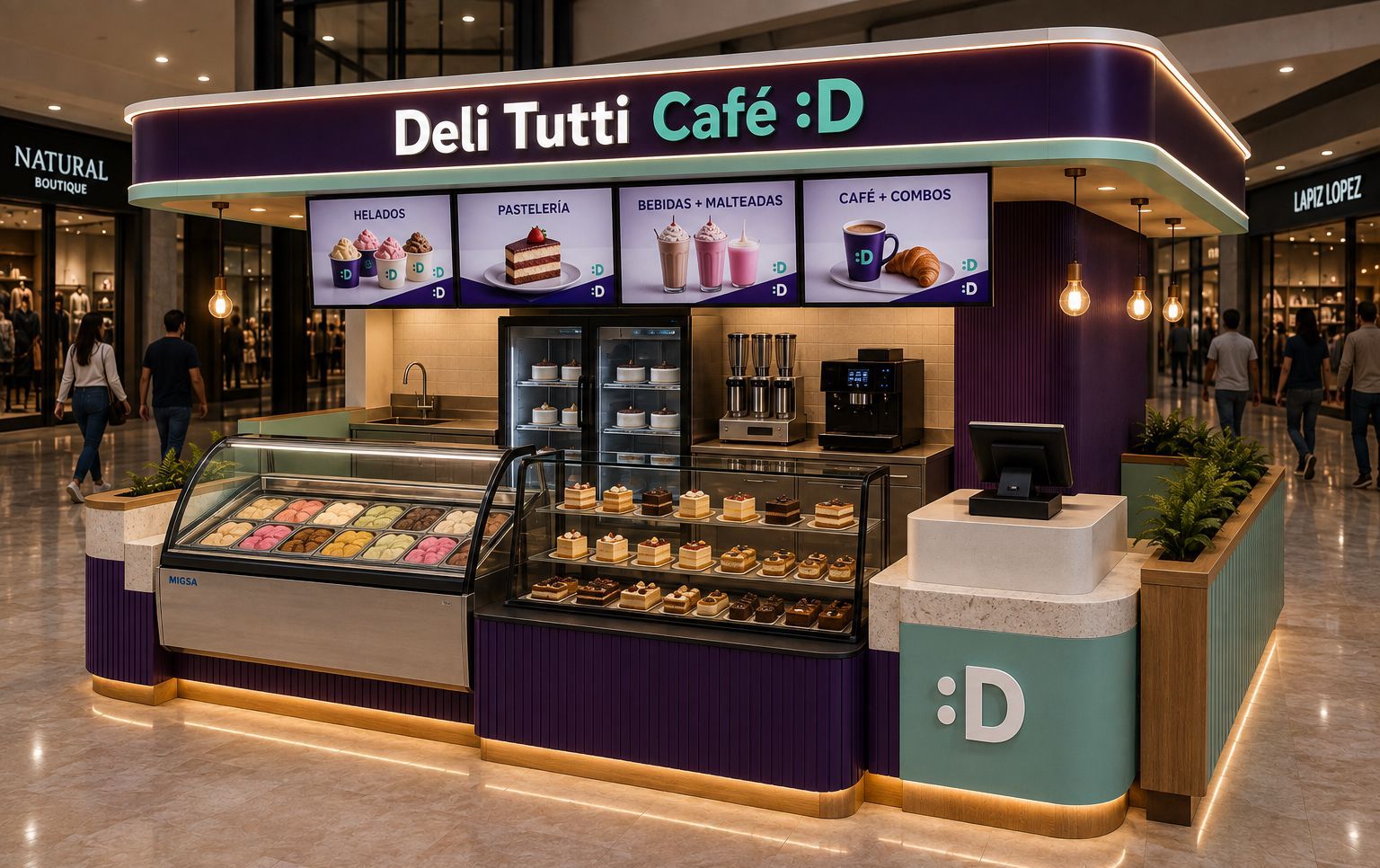 Render Oficial Deli Tutti Isla