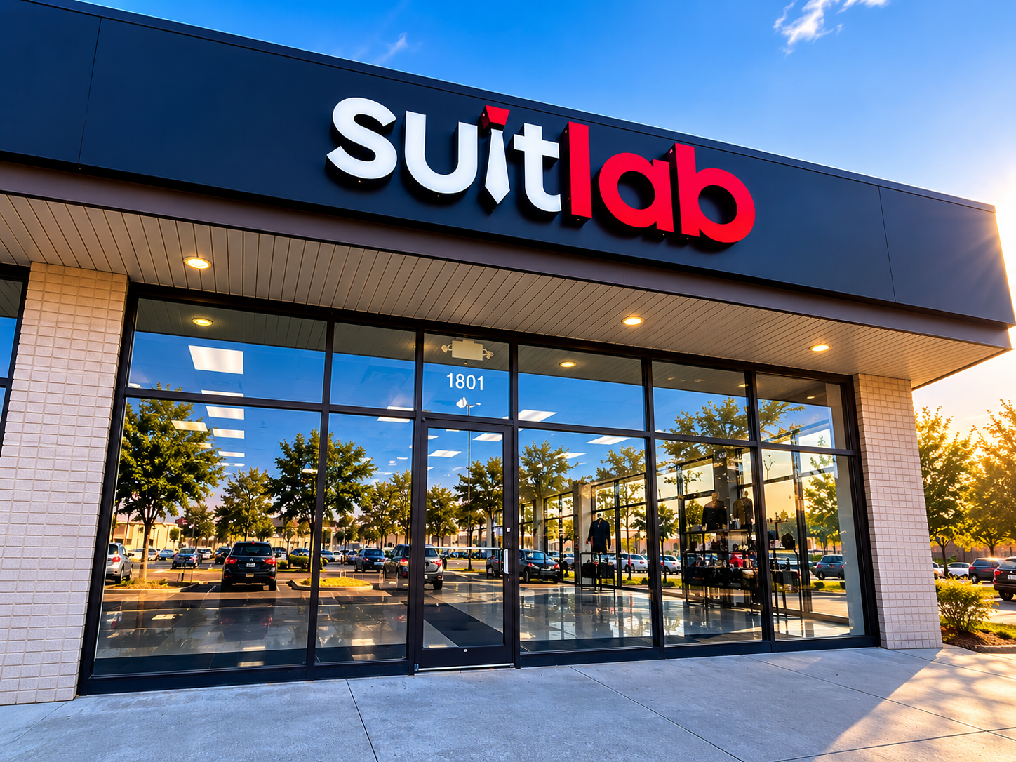 Suit Lab storefront at 1801 E Central Texas Expy Ste 1, Killeen, TX