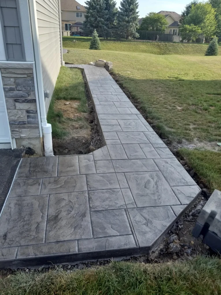 Walkways, Steps & Sidewalks concrete installation by Frank's Concrete Company