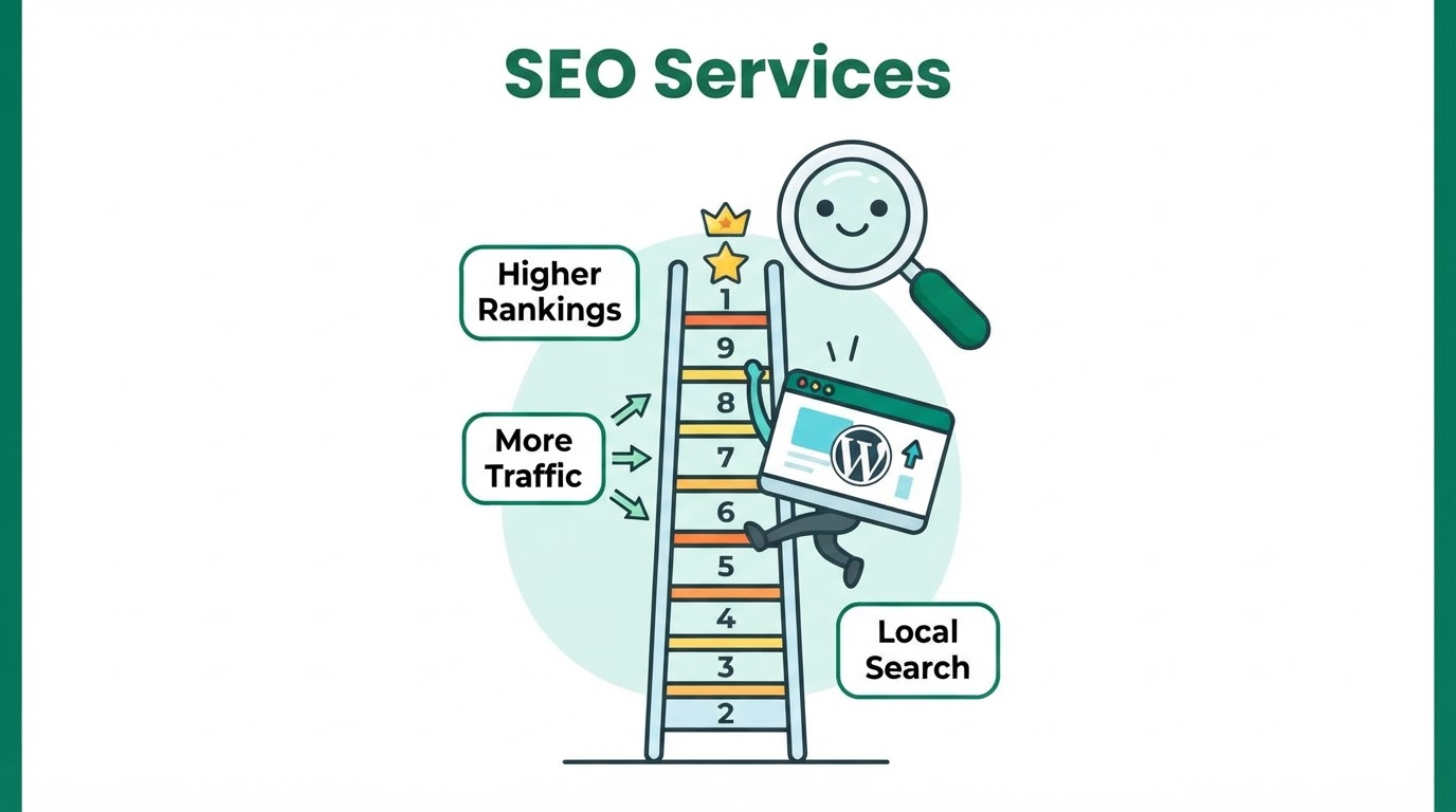 Explainer illustration: SEO Services NYC in NYC