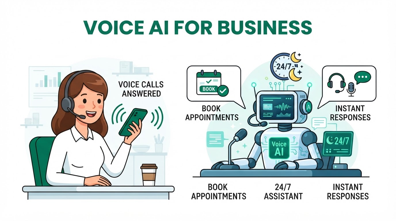 Explainer illustration: Voice AI NYC in NYC