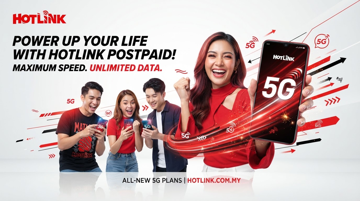 Hotlink Postpaid Data Lebih Banyak Internet 4G/5G