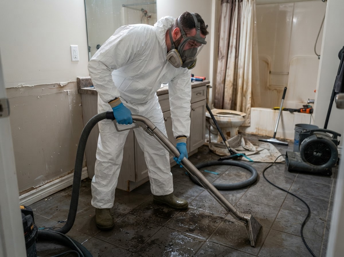Sewage backup and black water cleanup near Wake Forest