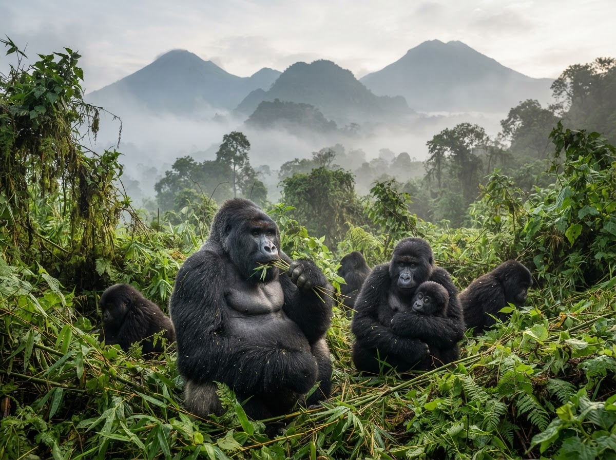 Rwanda Gorilla Trekking — Rwanda, Volcanoes National Park