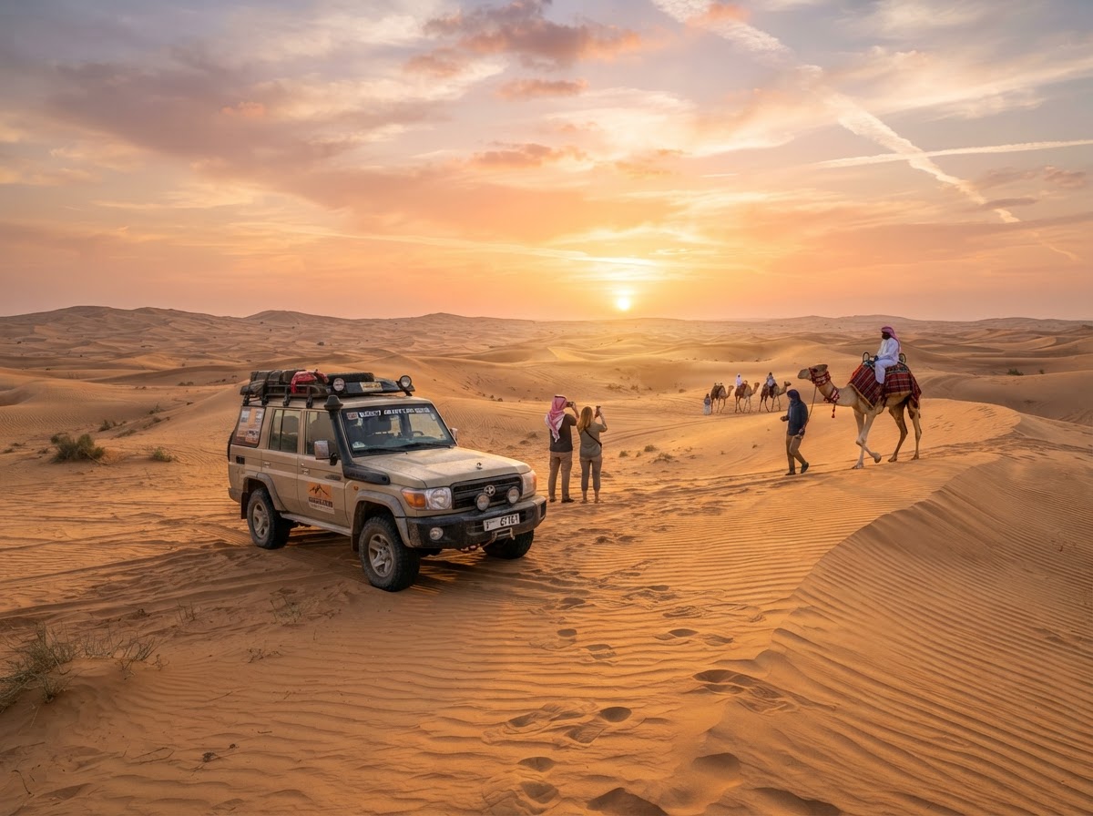 Desert Safari with BBQ Dinner — Dubai