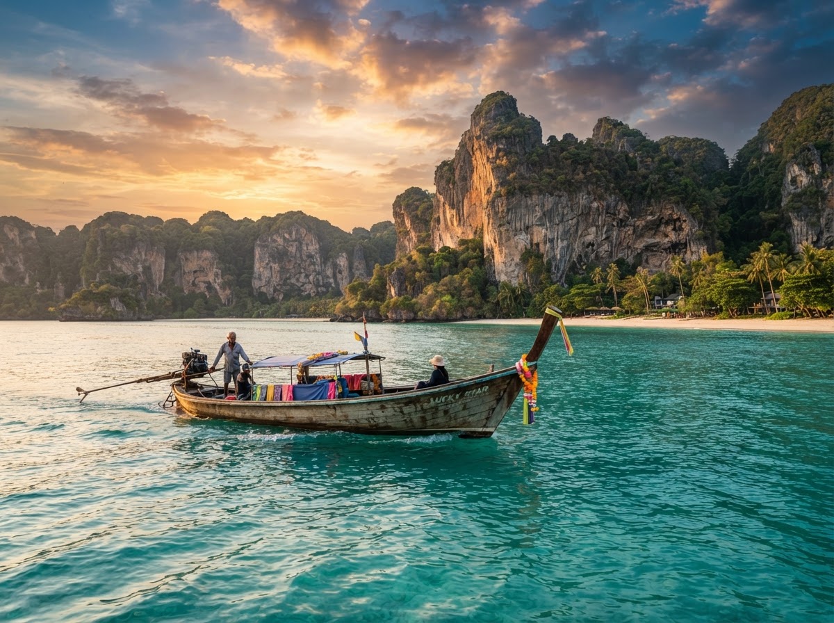 Thailand — Turquoise lagoons, temples & island-hopping bliss.