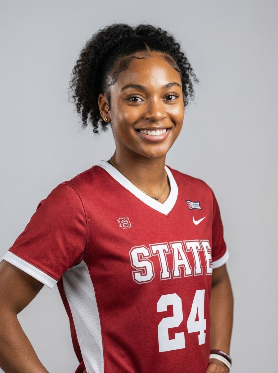 Portrait of Olivia Albert, Indiana University athlete