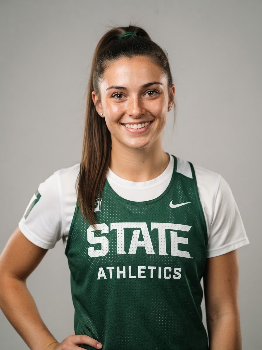 Portrait of Lauren Kozal, Michigan State University athlete
