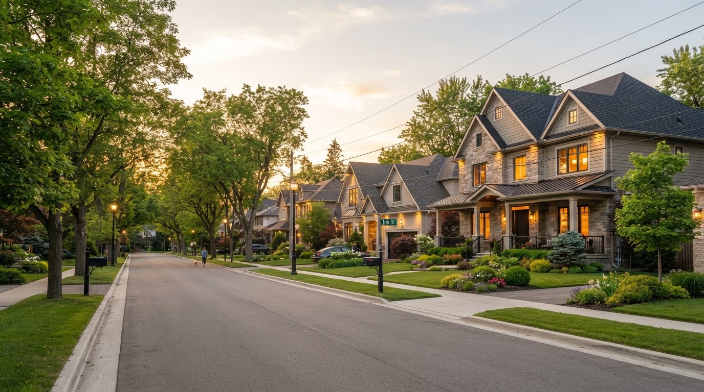 Texas Modern Real Estate Neighborhood