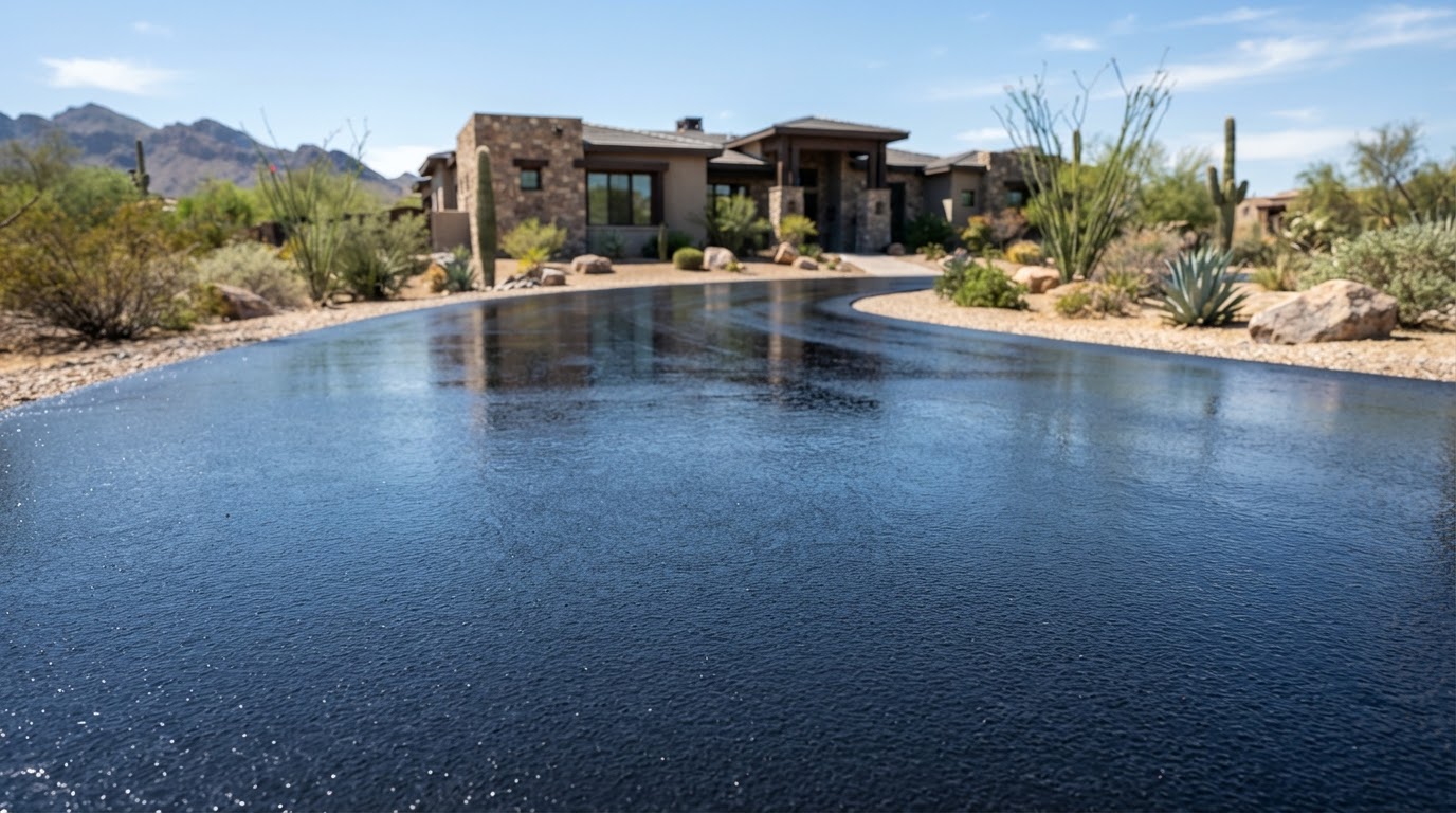 Asphalt Sealcoating completed project in Sunrise Manor, NV