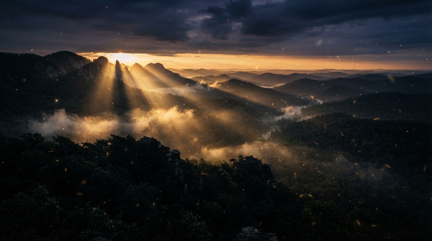 Cinematic Ozark Mountain Background