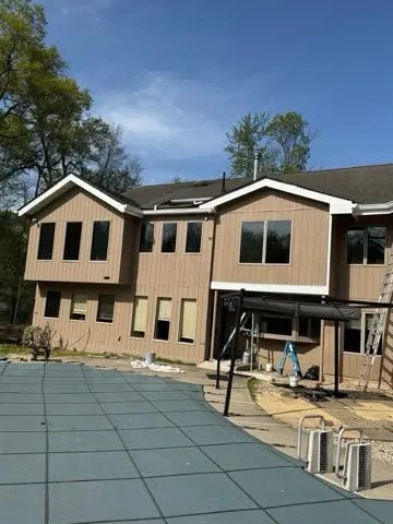 Two-Story Residential Exterior Siding & Trim Repaint