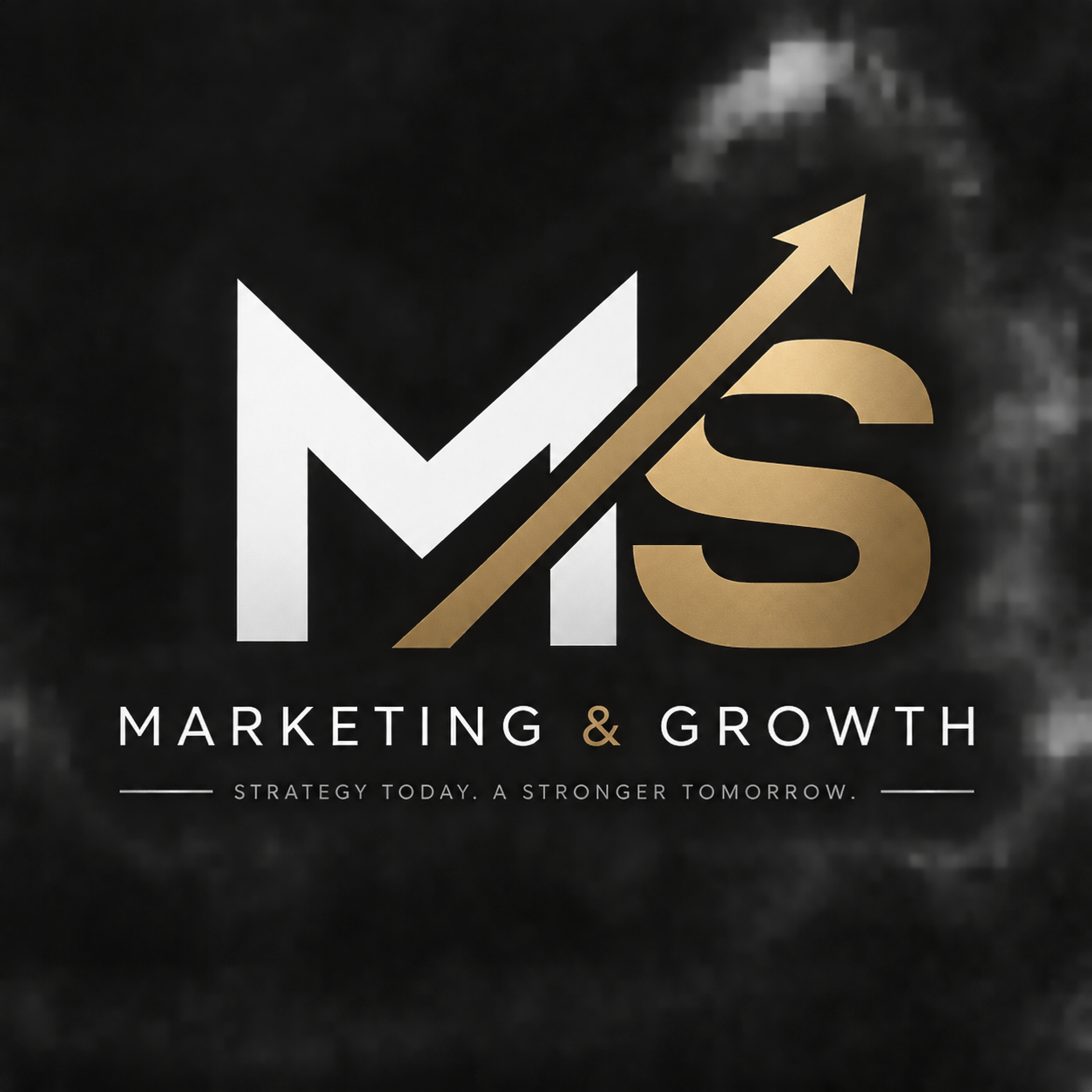 MS Marketing & Growth Monogram with Upward Arrow