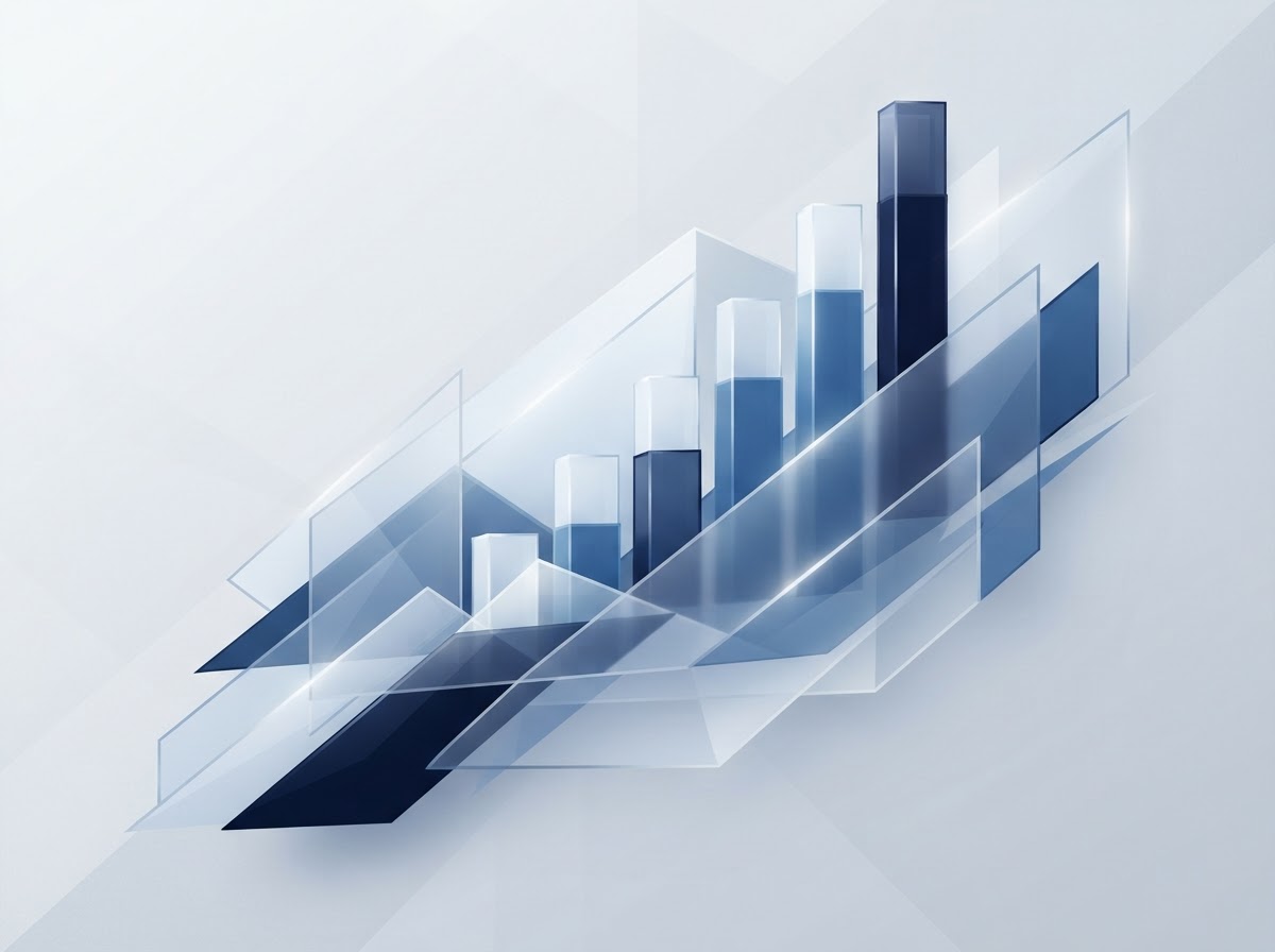 Abstract illustration representing strategic organizational layers