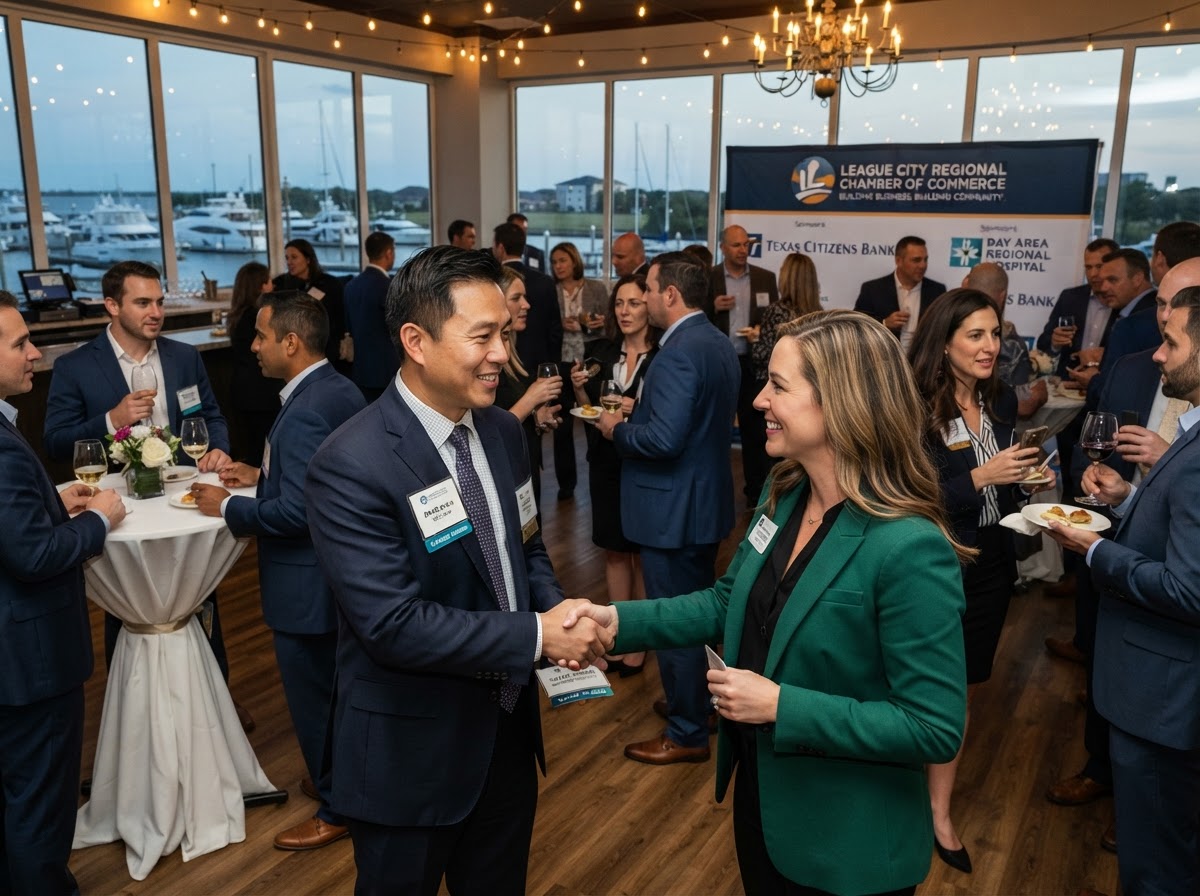 Chamber business networking reception