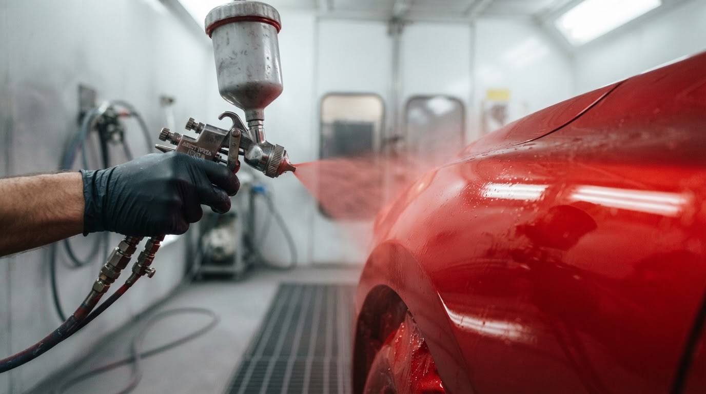 Auto Body Painting at I-35 Auto Painting & Collision Center, Lancaster, TX