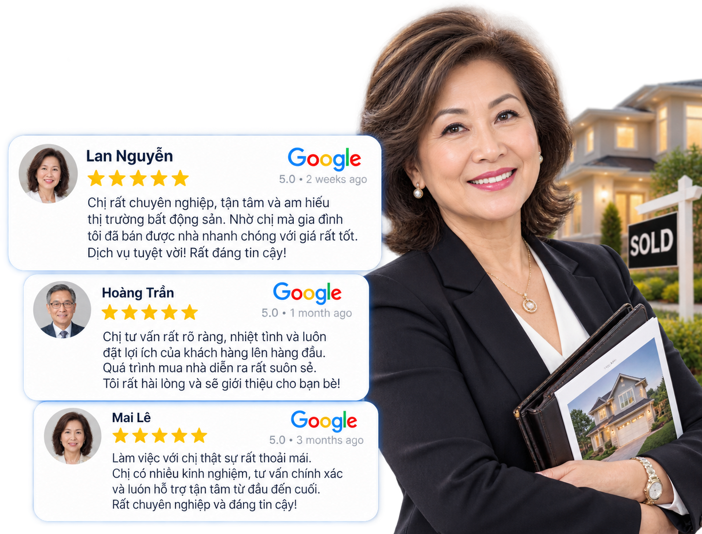 Môi giới nhà ở và hỗ trợ chuyển bang người Việt 5 sao