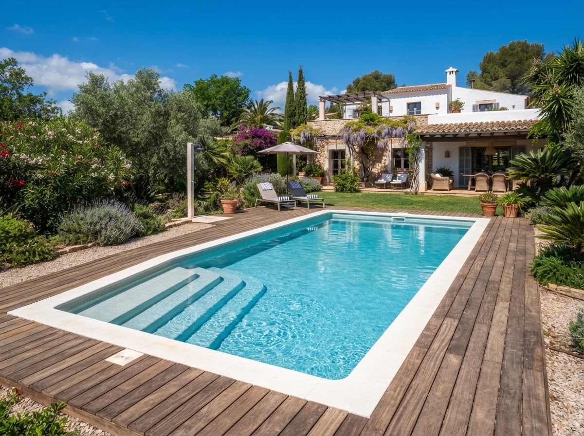 Ibiza 4,4 — Piscina de fibra en Galicia