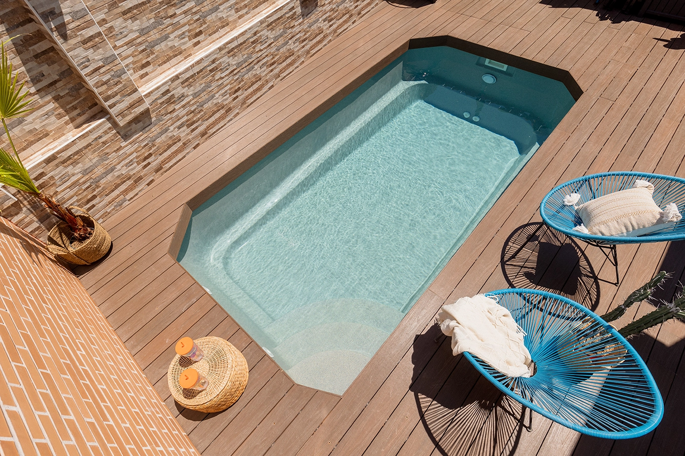 Ibiza 4,4 — Piscina de fibra en Galicia