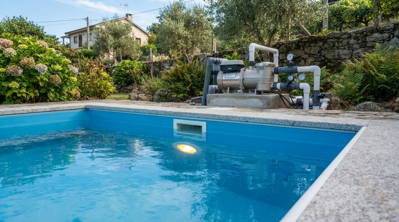 Equipamiento para piscinas en Galicia