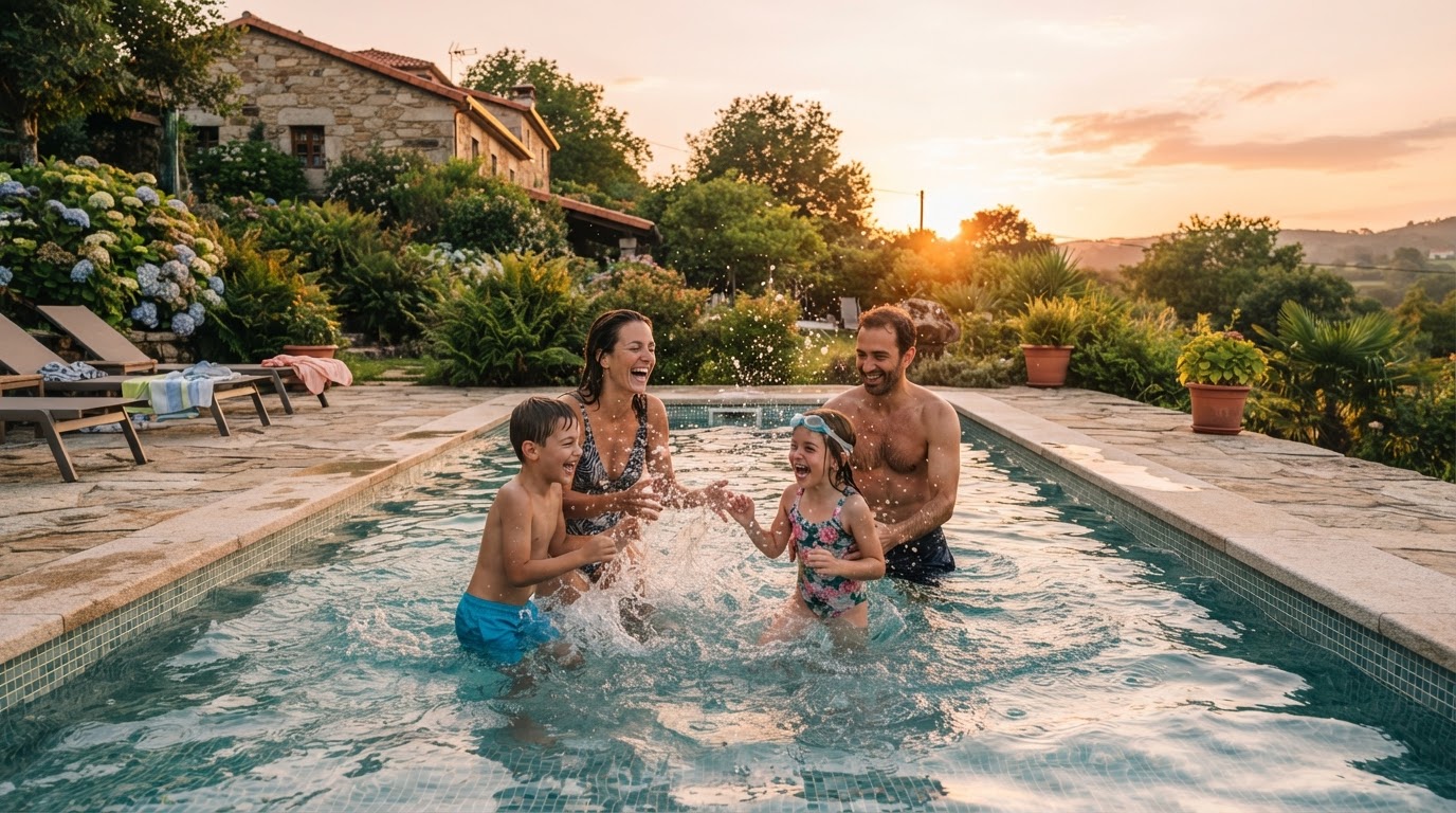 Piscina + instalación: proyecto completo