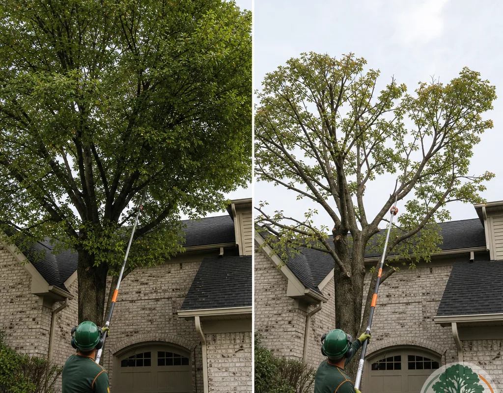 Illustrative tree trimming detail in Cincinnati