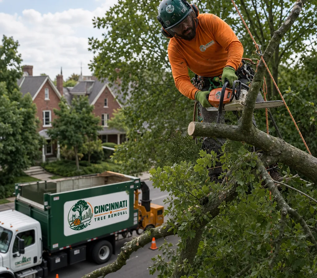 Illustrative tree trimming in Cincinnati